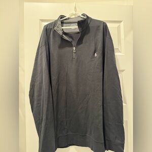 Ralph Lauren Men's Black Half-Zip Sweater